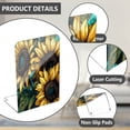 thumbnail image 3 of Wobogo Sunflower Graffiti Art Acrylic Bookends Clear L-Shaped Book Holder with Non-Slip Pads for Books Files Magazines CD DVD 5.4×4.1×8.1in, 3 of 6