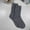 Grey, variant on Tittly Crew Socks for Women Crew Socks Women Autumn And Winter Solid Color Wool Socks Simple Fashion Solid Color Mid Tube Socks Socks for Women Slouch Socks B One Size