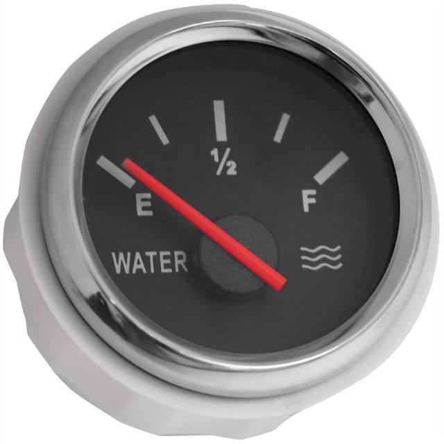 52mm Digital Waterproof Water Level Gauges 9-32v 0-190ohm Water Level Meters with Backlight ,Easy to Calibrate