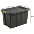 thumbnail image 2 of Sterilite Tuff1 Latching 30 Gallon Plastic Storage Tote Container & Lid, 2 of 7