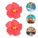 thumbnail image 4 of 15 piezas de hibisco hawaiano artificial realista, flores de imitación para fiestas, impresionantes decoraciones florales tropicales., 4 of 8