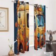 thumbnail image 2 of Blackout Curtains for Bedroom Ambulance Car Full Room Darkening Grommet Curtains for Living Room,Thermal Insulated Ombre Drapes, 2 of 7