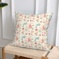 thumbnail image 6 of Throw Pillow Covers, cartoon dolphin Soft Square Pillow Cases with Invisible Zipper for Couch Bed Sofa, Farmhouse Fall Home Decor 16"x16", 6 of 7