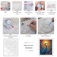 thumbnail image 3 of Paint by Numbers Kit for Adults, Heron Vivid Colors Swirling Sunburst Paint by Numbers, Easy Paint by Numbers Kit for Adults Beginner, DIY Adult Paint by Number Kits on Canvas, Home Decor, 3 of 7