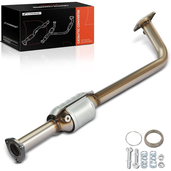 A-Premium Catalytic Converter Kit Direct-Fit Compatible with Honda Civic 2001-2005 & Acura EL 2001-2005, 1.7L, EPA Compliant