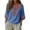Sky Blue@GC@, variant on CONZONE Women's Tshirts 3/4 Sleeve T Shirts for Women Casual Crew Neck Embroidery Lightweight Tees Soft Cozy Tops