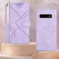 thumbnail image 6 of S10 Wallet Case,for Galaxy S10 Case,Card Holder Leather Kick-stand,2023 Flip Cases Protector,S10 Phone Case Wrist Strap,Magnetic Closure,Shockproof Protective Cover for Samsung Galaxy S10 (Purple), 6 of 14