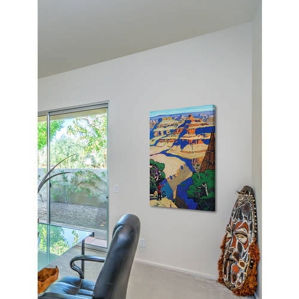 "Bird's Eye View" Painting Print on Wrapped Canvas