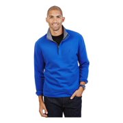 Nautica Mens Quarter-Zip Fleece Sweatshirt twilightsky S