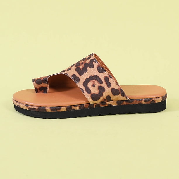 Pantuflas planas de mujer de talla grande de una línea de ocio de estilo británico diario de verano Wmkox8yii hj789