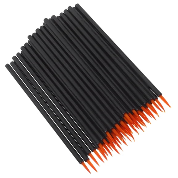 PENIKOKO 40Pcs Multi Color Detail Paint Brush Set for Model Painting with Durable Nylon Bristles