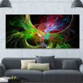 thumbnail image 3 of Designart 'Multi Color Fractal Abstract Design ' Abstract Canvas Art Print, 3 of 4