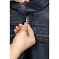 thumbnail image 5 of X RAY JEANS  Boy's Lined PU Jacket With Knit Hood, Navy, S, 5 of 11