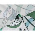 thumbnail image 6 of oneOone Velvet Teal Blue Fabric Leaves Dress Material Fabric Print Fabric By The Yard 58 Inch Wide, 6 of 7