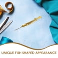 thumbnail image 3 of HONITANO Durable Golden Seam Ripper for Sewing Machine with Non Slip Handle and Fabric Safe Thread Remover Tool, 3 of 8