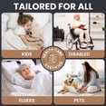 thumbnail image 4 of AllSett Health Incontinence Pads, 50 Disposable Underpads, 40" x 36", Super Absorbent, Unisex, 50 Count, 4 of 7