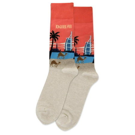 Hot Sox Mens Dubai Crew Socks