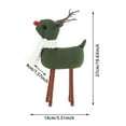 thumbnail image 3 of Desktop Ornament Reindeer Fabric Figurines Swedish Santa for Home Indoor Decoration, 3 of 4