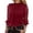 Red, variant on Elegant Wear Chiffon Blouse Stand Collar Flowy Loose Fit Sun Top Casual Summer Fashion Clothing Summer Tops for Women Trendy Womens Tops Casual Beach Cover Ups