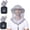Grey, variant on 2 Pack Mosquito Head Net Mesh for Hiking & Outdoors,Bug Face Netting over Hat Adults Gnat Fly Insect Midge Protection