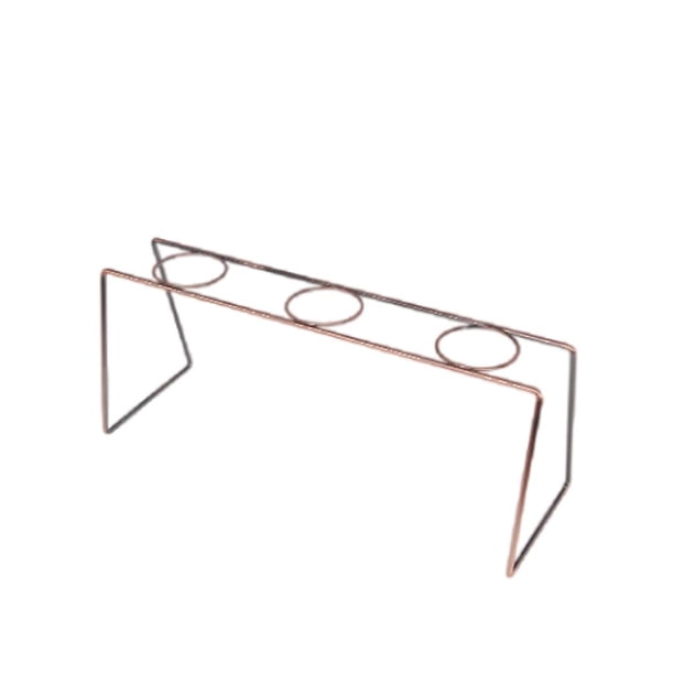 Soporte duradero para gotero de café, taza de filtro de café doméstico con múltiples orificios, hecha a mano Bronce de tres agujeros