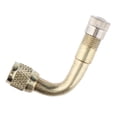 thumbnail image 2 of S SERENABLE Motorcycle Valve Extension Adapter 45/90/135 Degree Brass Inflatable Tube Yellow 90 degree, 2 of 7