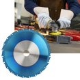 thumbnail image 1 of LAFGUR Carbide Blue Plating Circular Saw Cutting Blade Disc Durable For Wood Soft Metal, 1 of 1
