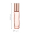 thumbnail image 3 of Essential Oil Roller Bottles Glass Rose Gold Travel Aromatherapy Use 12Set, 3 of 9