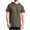 Army Green, variant on EGNMCR T Shirts for Man Men's Small Checkered Slim Fitting Hooded Drawstring Short Sleeved Sports Casual Sweater Gifts for Men