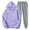 Purple, variant on GZWYHT Sets for Women Lounge Sets for Women Women With Pants Hoodie Plus Leisure Winter Fleece Hooded Plush Women Suits Two Piece Sets for Women Comfy Sets for Women Clothing Pink 3XL