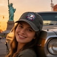 thumbnail image 6 of Lksixu 250 Anniversary USA Hat, 1776-2026 Year Bald Eagle & Flag Patriot Baseball Cap, Adjustable Retro Commemorative United States Trucker Hats America 250th Anniversary Hat for Men Women, 6 of 6