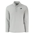 thumbnail image 2 of Men's Cutter & Buck Gray Buffalo Bills Hunts Point Eco Textured Fleece Recycled Half-Snap Sweatshirt, 2 of 3
