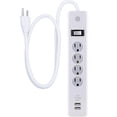 thumbnail image 1 of Protector de Sobretensión GE 4 Salidas 2 Puertos USB, 1 of 7