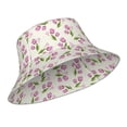 thumbnail image 2 of Kdxio Reflective Bucket Hat - Tulips Flowers Print Bucket Hat for Men,Women, 2 of 9