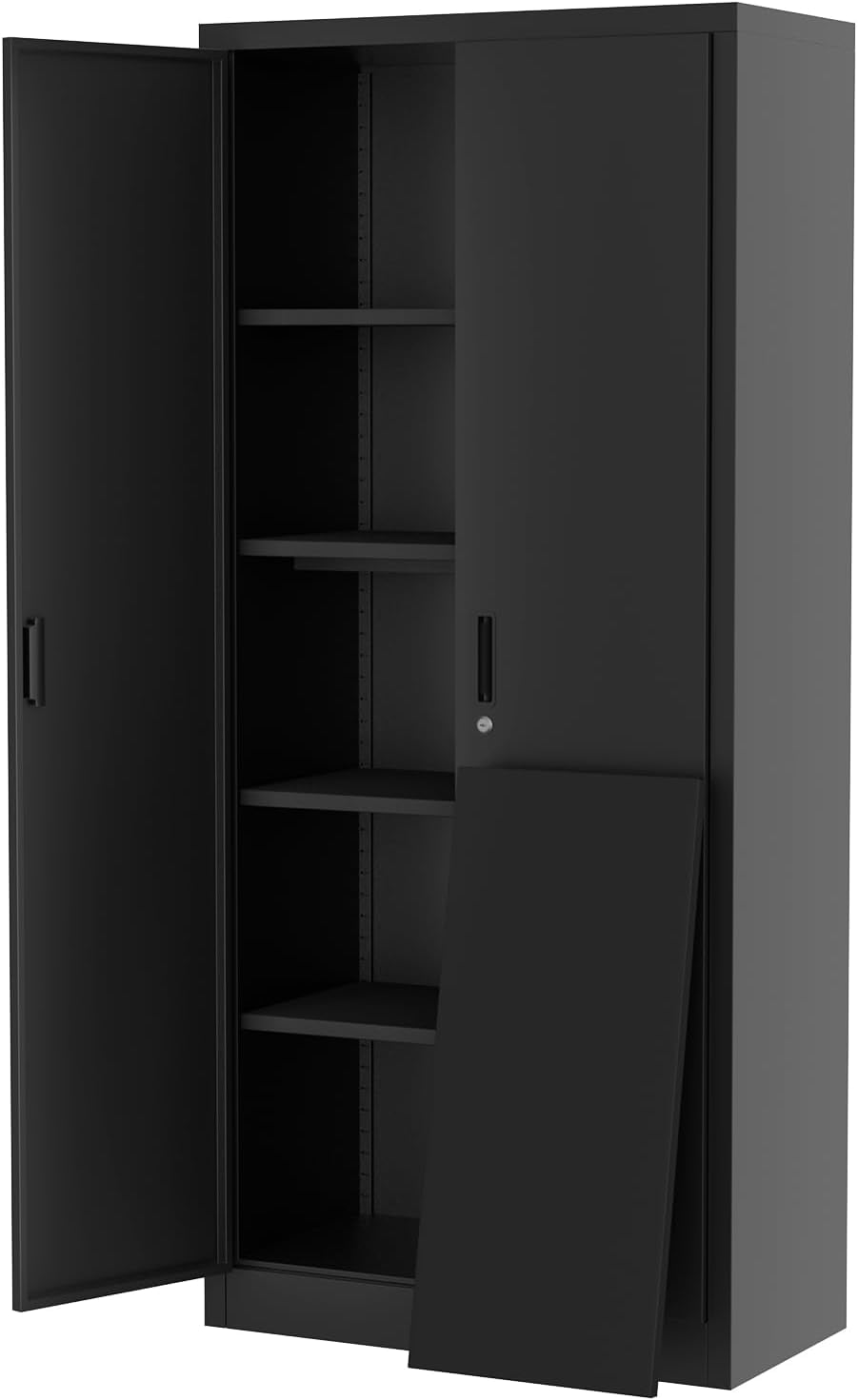 Suncast Outdoor Lockable 36 in. Storage Cabinet Locker for Garden