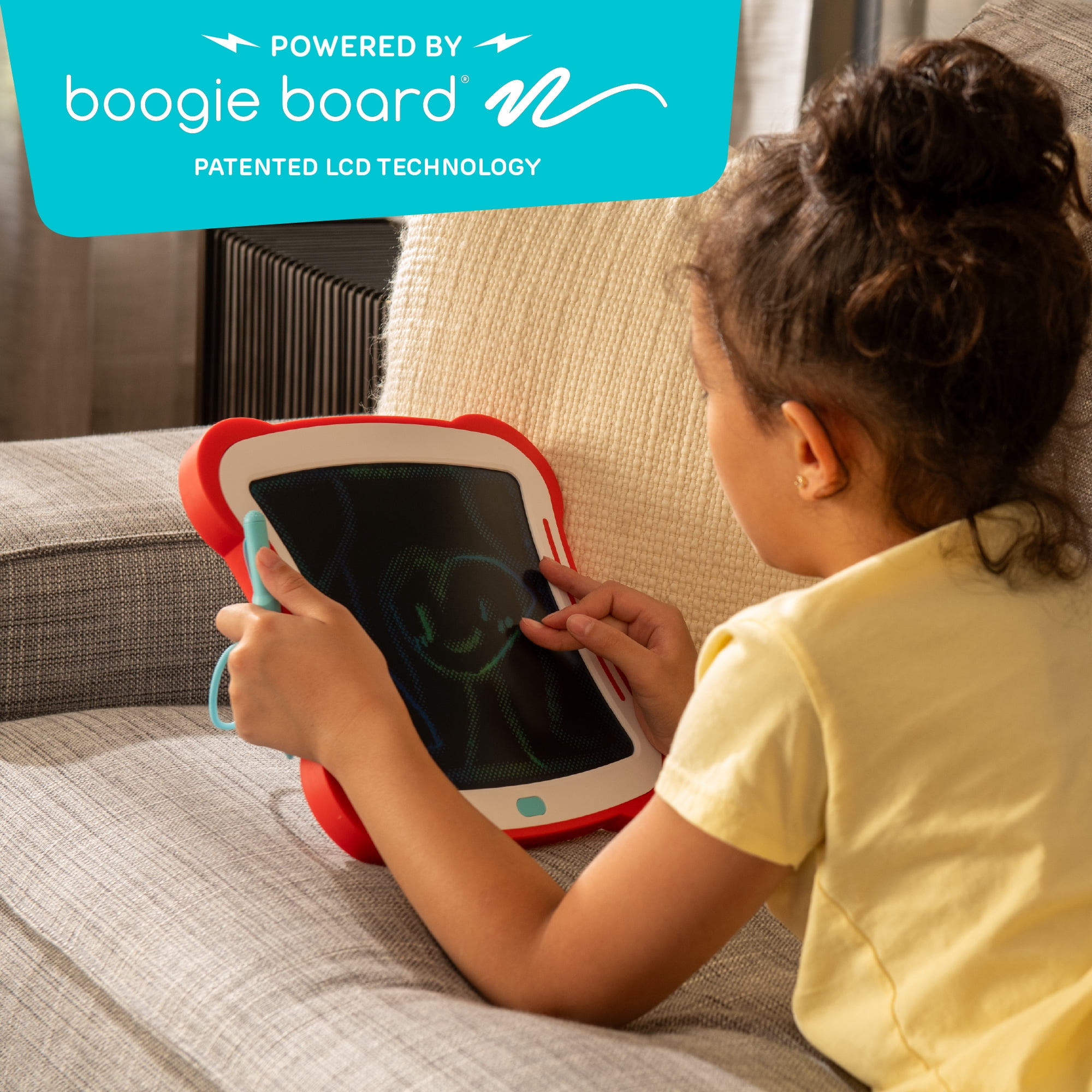 Chuckle & Roar Mess-Free Finger Painting Tablet for Children Ages 3+ with Stylus by Buffalo Games