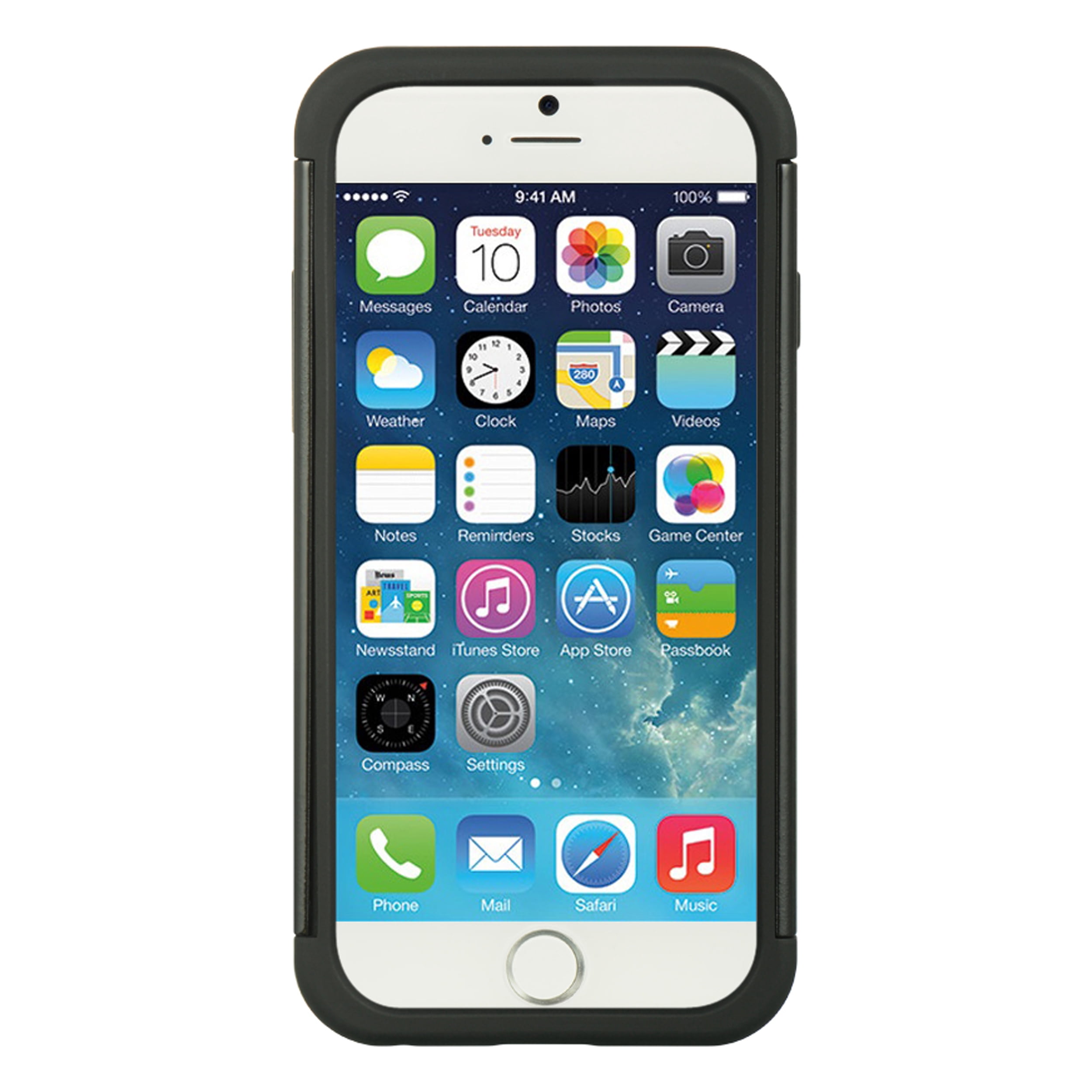 Faux Diamond Bling Silicone Skin Hard Snap Back Cover iPhone 6 iPhone 6s
