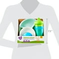 Parent's Choice Tableware Giftset, 4+ Months, 10 Pack, Blue & Green