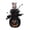 Black, variant on Halloween Gold Glitter Pumpkin Centerpiece, Artificial Jack O Lantern Arrangement, Indoor Halloween Decorations, Spooky Pumpkin Decor