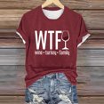 thumbnail image 1 of Fiudx Ropa de Mujer Mujer Verano Ocio Moda Estampado de Flores Cuello Redondo Manga Corta Top/Camisa, 1 of 3