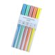 thumbnail image 1 of Juego de 5 pares de palillos de sushi octogonales de estilo japonés, palillos puntiagudos de plástico PET de colores modernos., 1 of 5