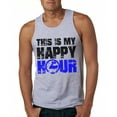 thumbnail image 2 of This Is My Happy Hour Tank Top Funny Fitness Workout Drinking Sleeveless Tee, 2 of 8