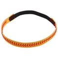 thumbnail image 1 of KAKOWELY baseball hair accessory Handmade Baseball Pattern Elastic Sports Headband For Daily Wear Sports Style Leather Hair Accessory Baseball Style Headband, 1 of 5