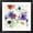Satin Finish, variant on Flora I by Michelle Clair, Framed Wall Art, 13.25W x 13.25H