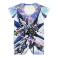thumbnail image 2 of Mobile Suit Gundam Baby Boy Girl Short Sleeve Rompers Bodysuit One Piece Jumpsuit Summer Outfit, 2 of 8