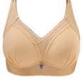 thumbnail image 2 of UPPADA Senior Women's Plus Size Bra No Underwire Push Up Bra Comfort Full Coverage Bras Wirefree Bra Underwear Daily Bras Comfort Wireless Everyday Sleep Bras, 2 of 6