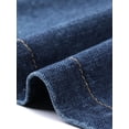 thumbnail image 6 of DARING DIVA Women's Plus Collared Neck Button Down Waistcoat Jean Vest 4X Dark Blue, 6 of 6