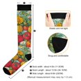 thumbnail image 3 of FORMRS Womens Knee High Socks Casual Long Thick Travel Daily Wear, 1 Pair, Vibrant Tomatoes, 3 of 6