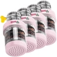 thumbnail image 1 of Filtros de Agua Carbón Activado HydroGuardPink 4Pzas Ø15-22mm Carbón Activado/Zeolita/Maifan/Sulfito de Calcio/PVA Rosa., 1 of 2