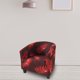 thumbnail image 4 of Funda elástica para silla, funda suave para sofá, funda lavable para muebles con elástico Rojo Gloria Funda Sillón, 4 of 7